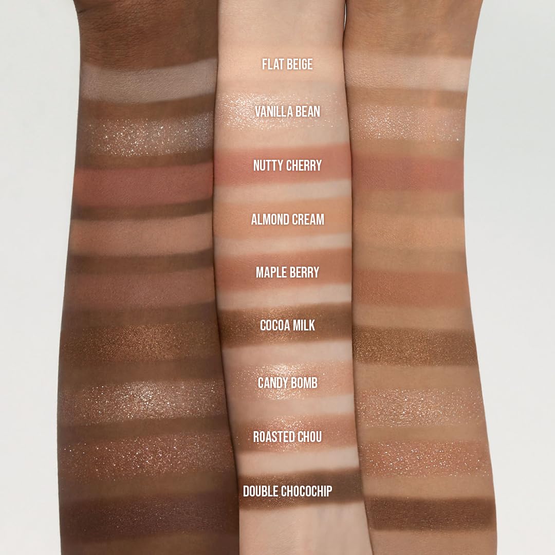 dasique Shadow Palette #01 Sugar Brownie close-up of shades