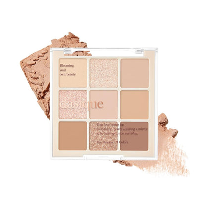 dasique Shadow Palette #07 Milk Latte front view with warm shades