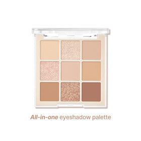 dasique Shadow Palette #07 Milk Latte open view with dual finish options