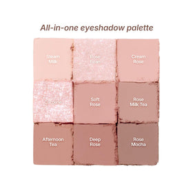 dasique Shadow Palette Rose Milk Tea packaging details