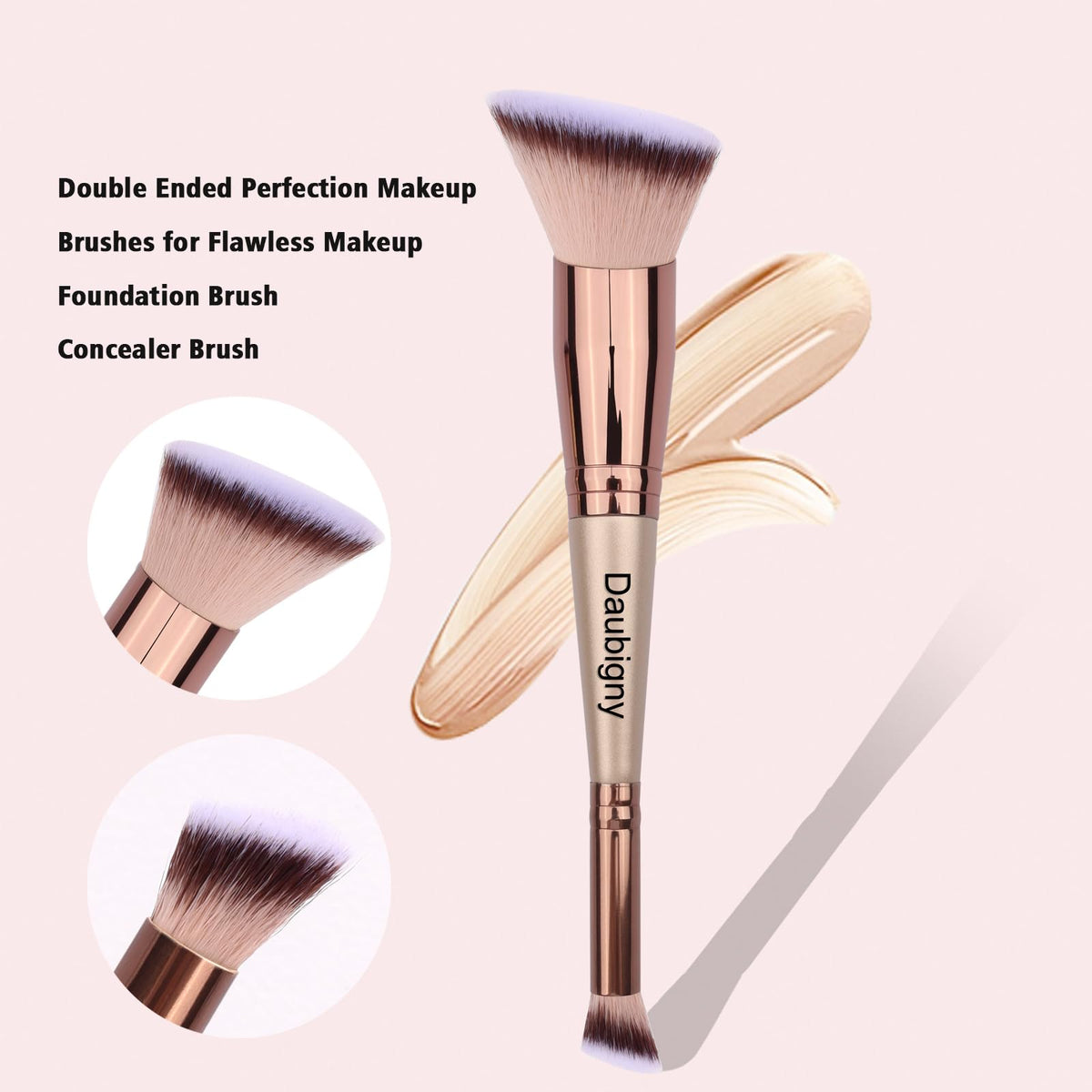 Daubigny brush in packaging with product details