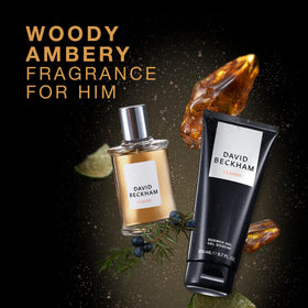 David Beckham Classic Eau de Toilette and Shower Gel set on display