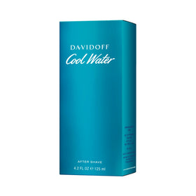 Davidoff Cool Water Aftershave Splash close-up of label