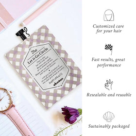 Davines Let It Go Circle Hair Mask application on hair