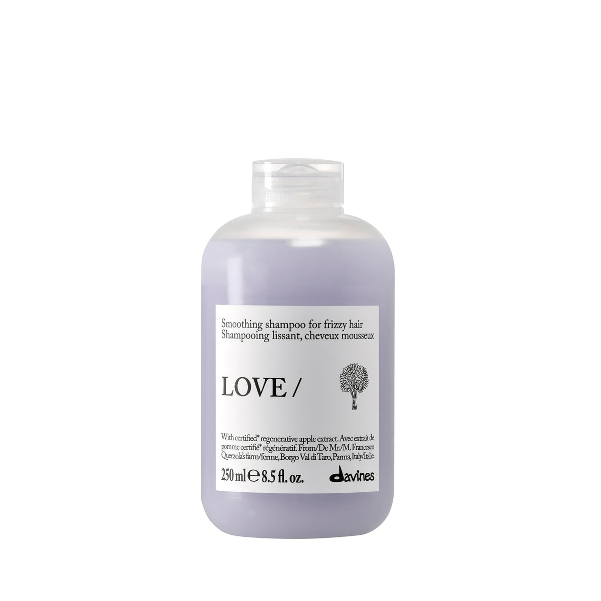 Davines LOVE SMOOTHING Shampoo 8.5 Fl Oz front view