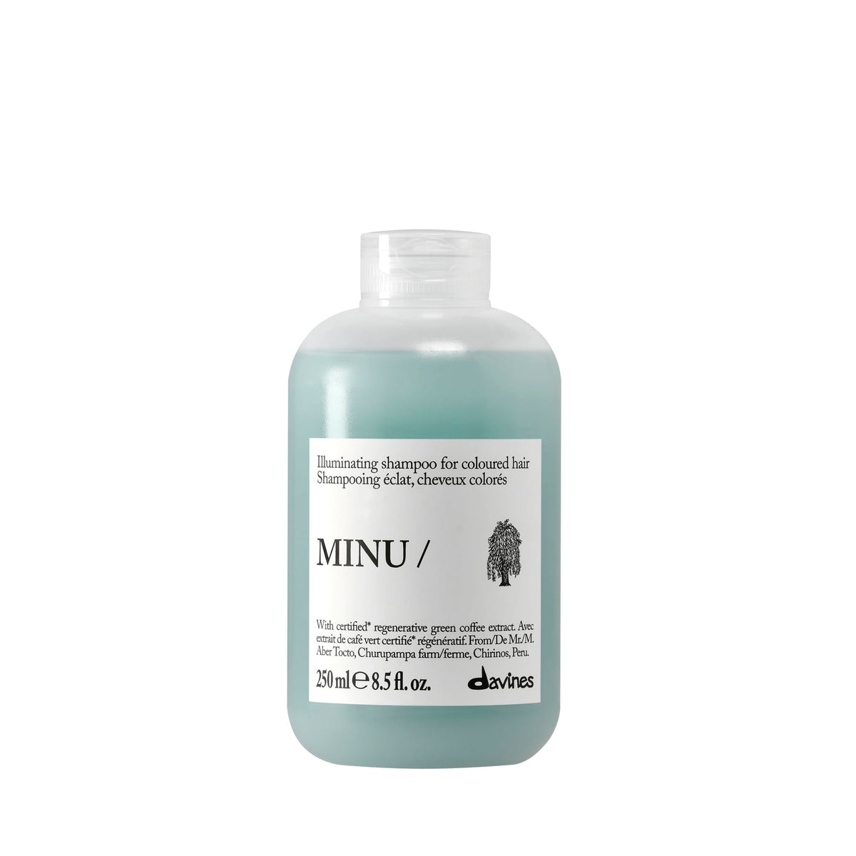 Davines MINU Shampoo 8.5 Fl Oz front view