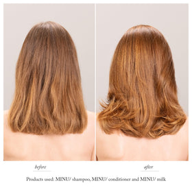 Davines MINU Shampoo bottle side view