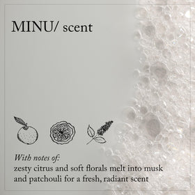 Davines MINU Shampoo refill pouch with vibrant hair