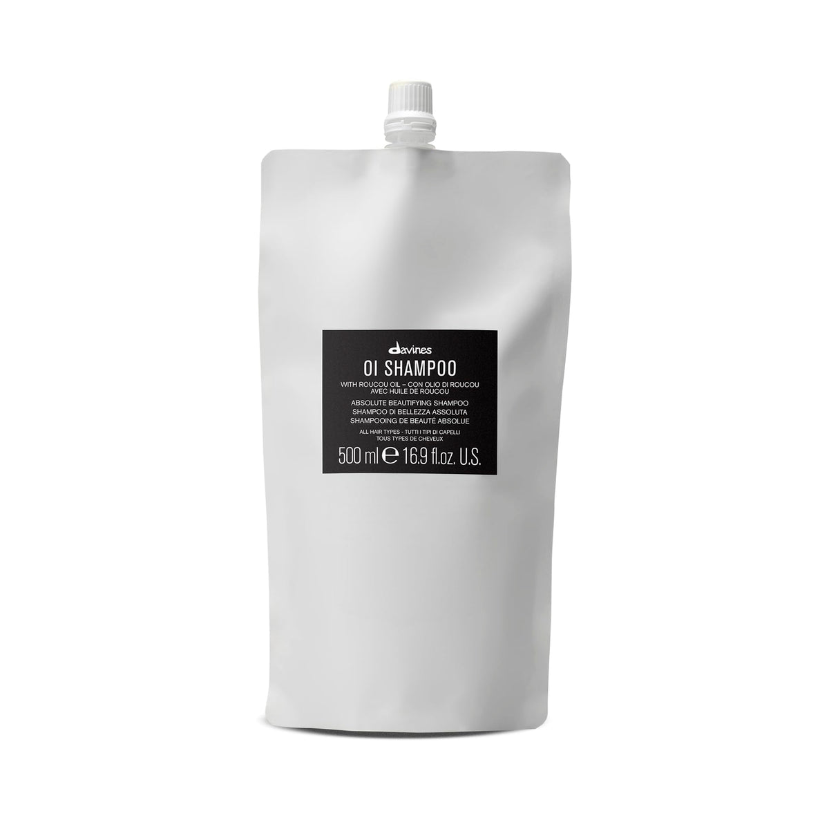Davines OI Shampoo 549g refill front view