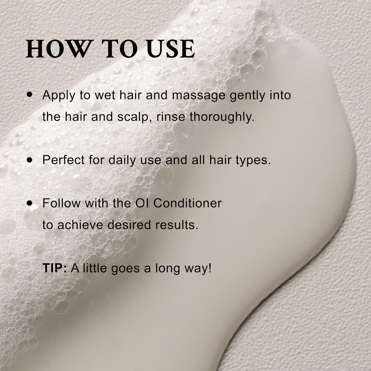 Davines OI Shampoo 549g refill packaging details