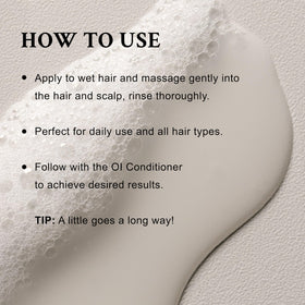 Davines OI Shampoo 549g refill packaging details