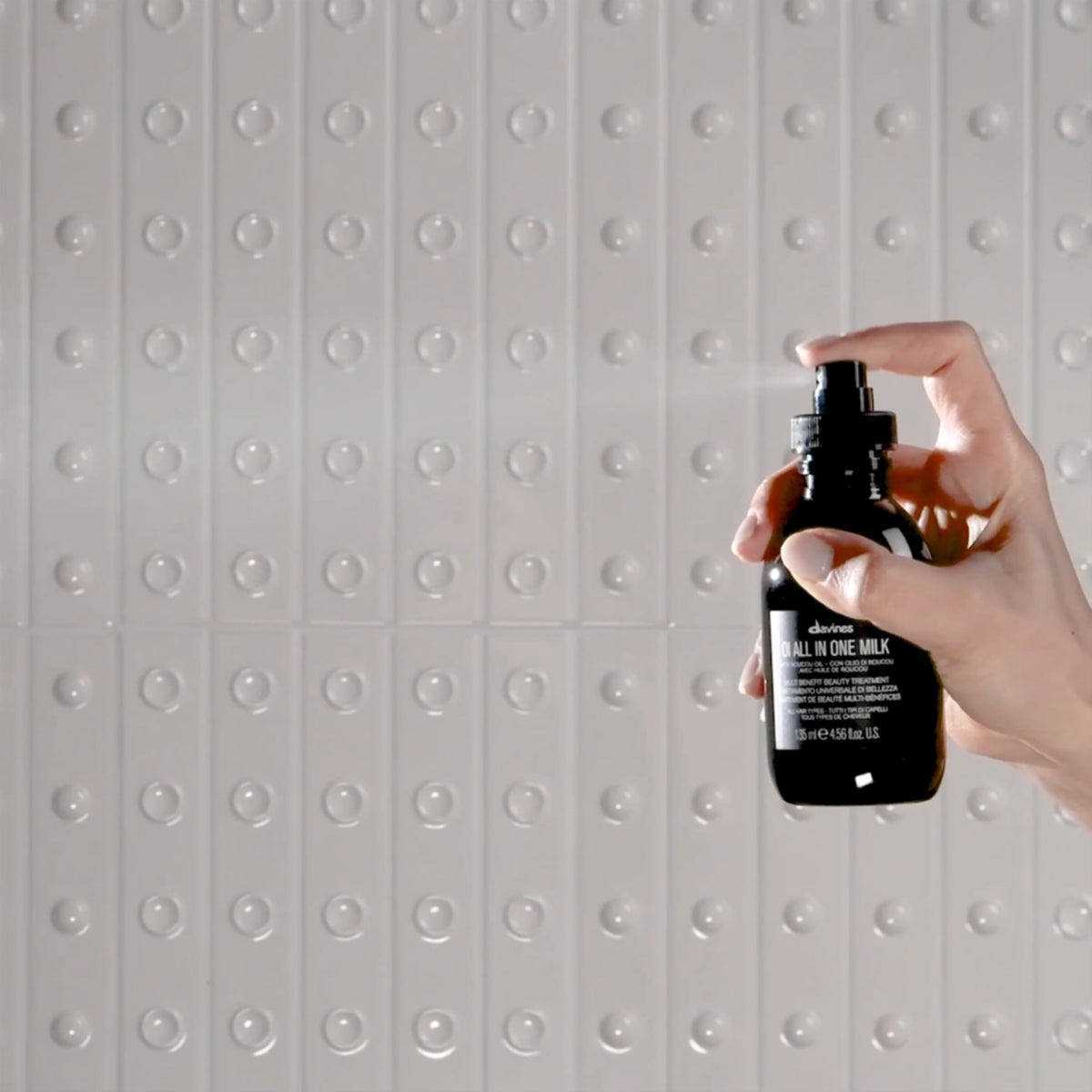 Davines OI Softness & Shine Trio set in a lifestyle setting