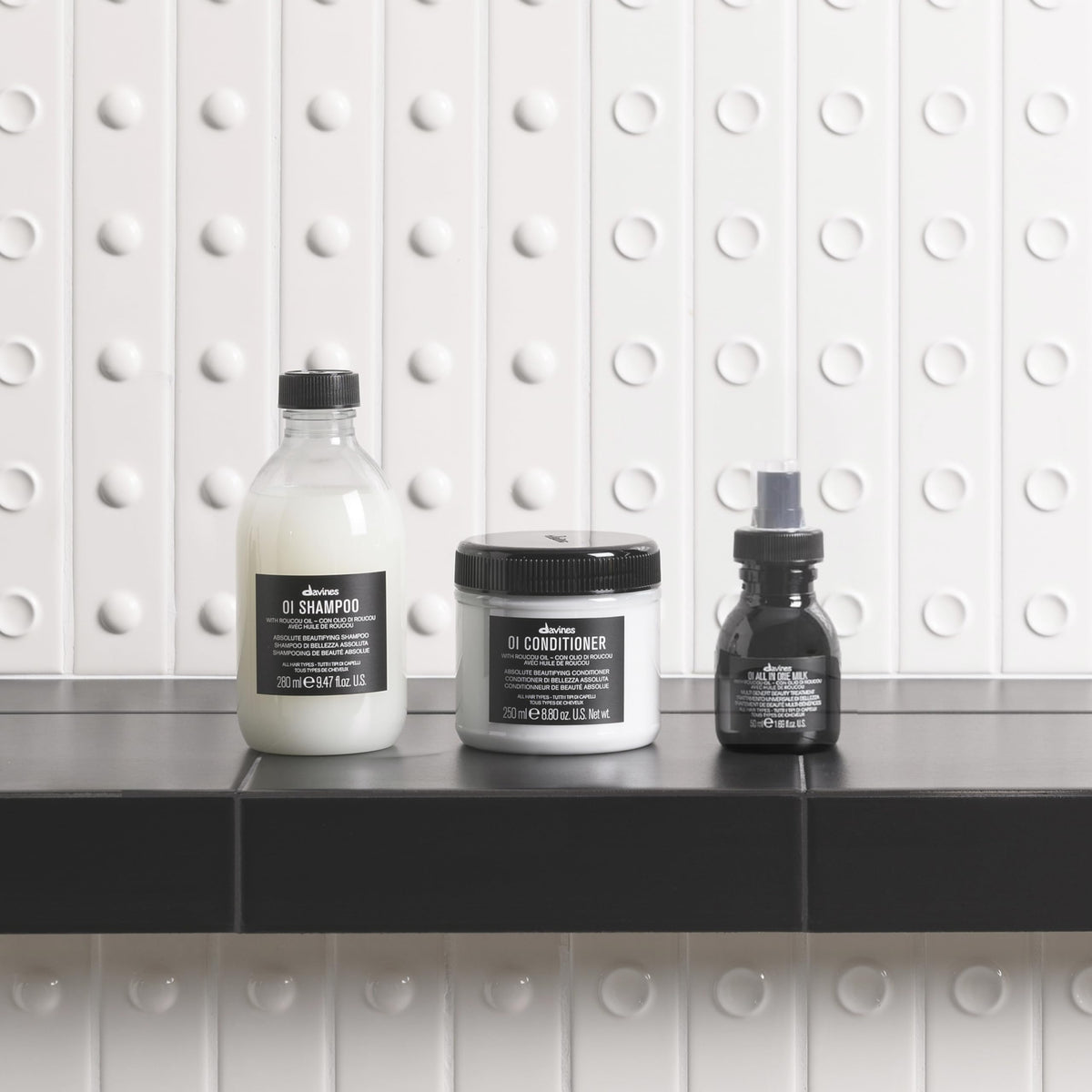 Davines OI Softness & Shine Trio set with packaging