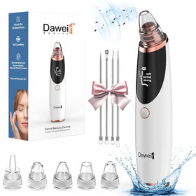 Daweir Blackhead Remover Pore Vacuum front view with white finish