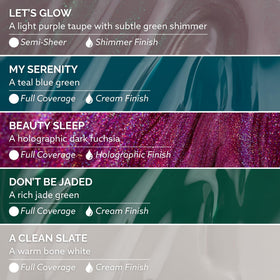 Dazzle Dry lacquer shade My Serenity teal blue green