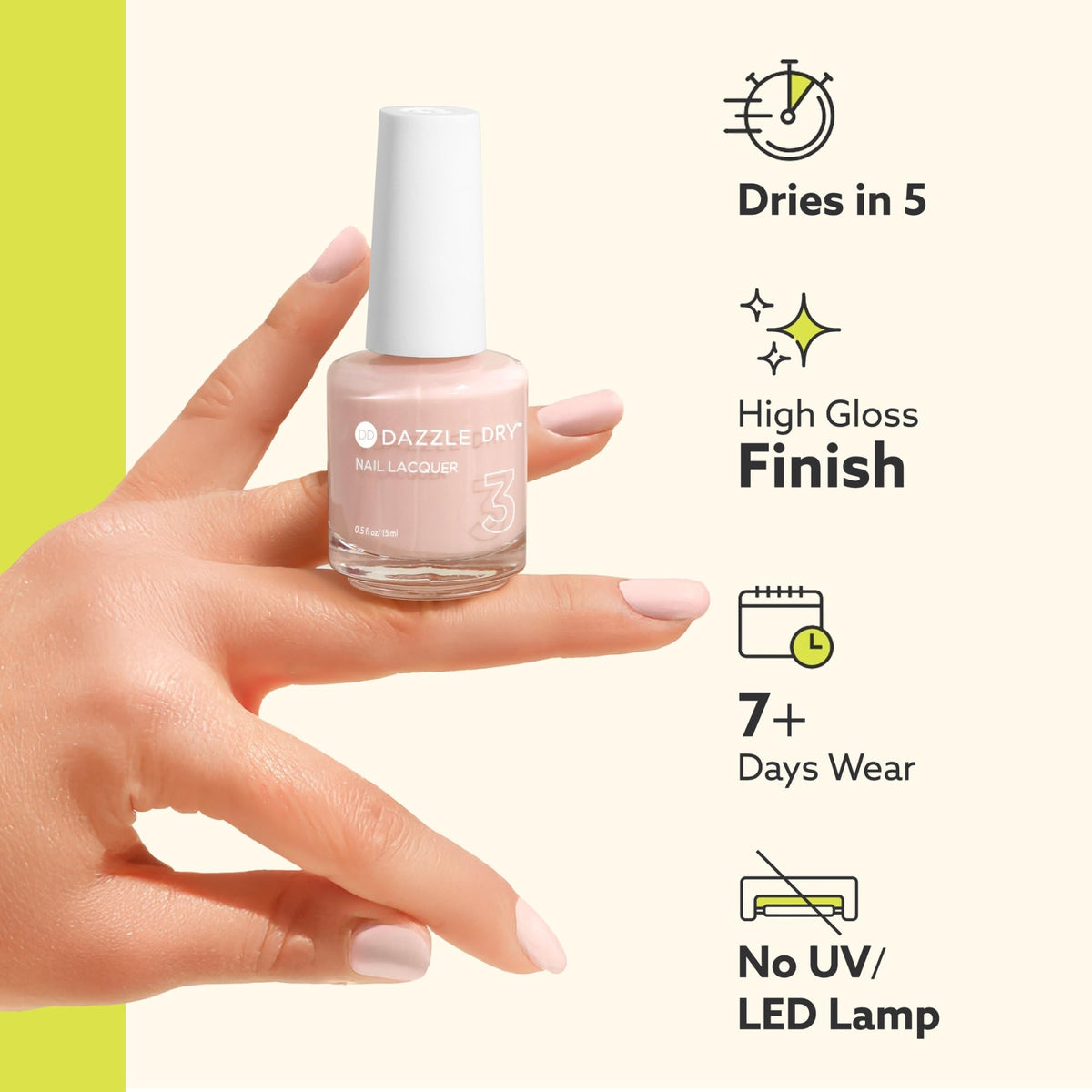 Dazzle Dry Mattify Top Coat 0.5 fl oz packaging