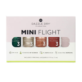 Dazzle Dry Mini Flight Afterparty Cinnamon Spice lacquer full-coverage red
