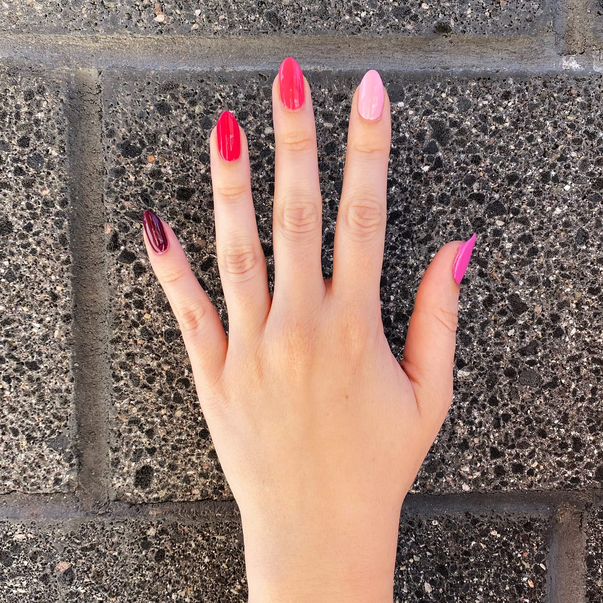 Dazzle Dry Mini Flight Coronado Heart of Fire lacquer close-up