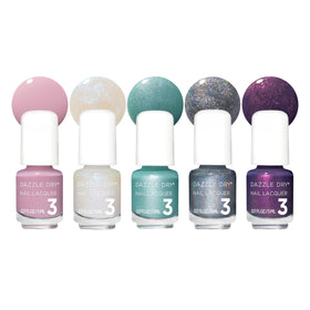 Dazzle Dry Mini Flight set with five mini nail lacquers