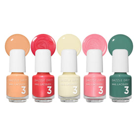 Dazzle Dry Mini Flight Spring Fling set with five mini lacquers