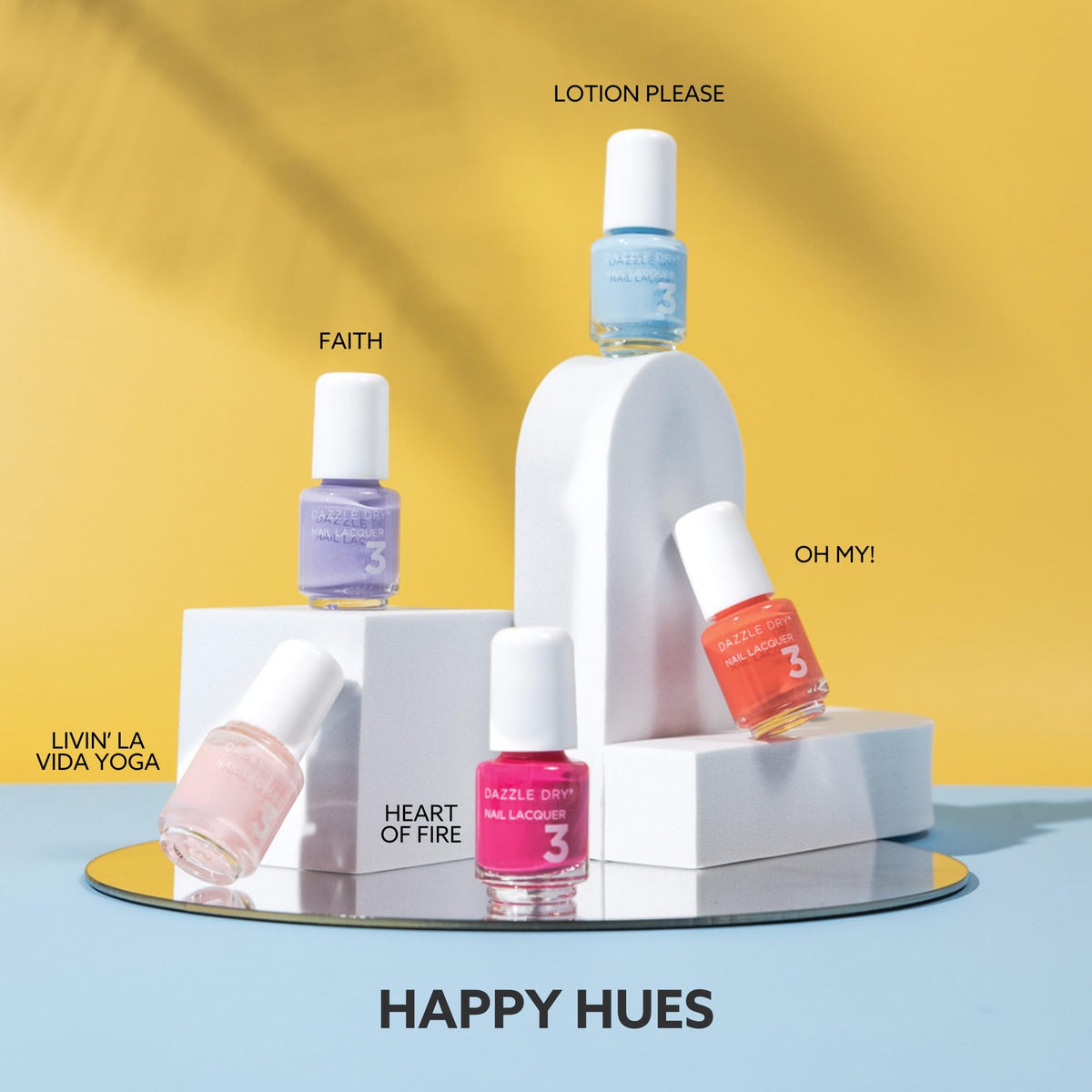 Dazzle Dry mini lacquer application on nails
