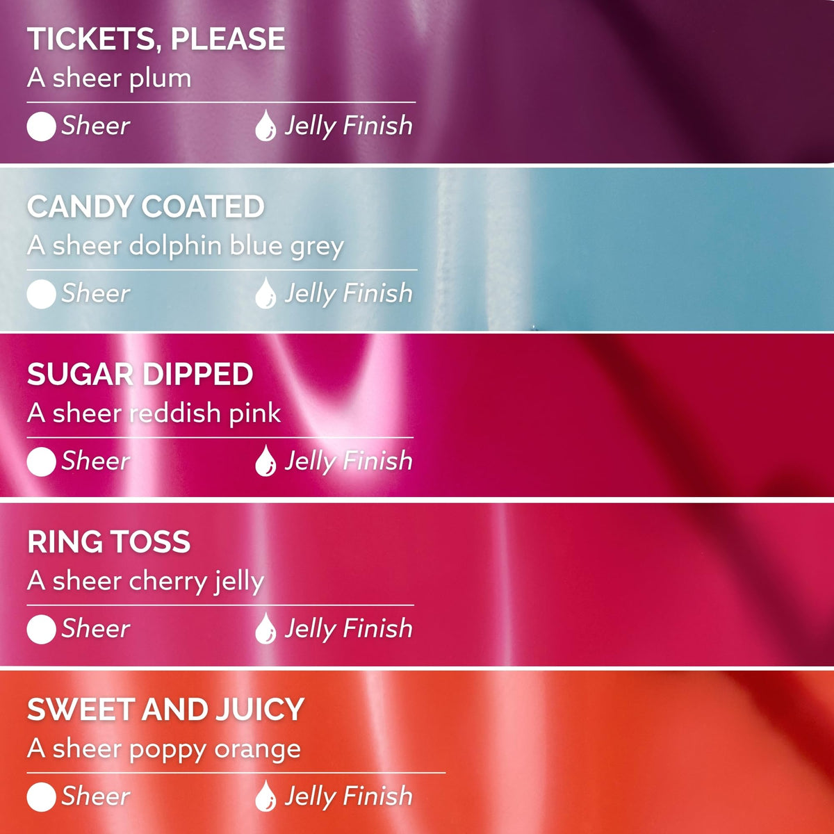 Dazzle Dry Mini Lacquer in Candy Coated sheer dolphin blue grey