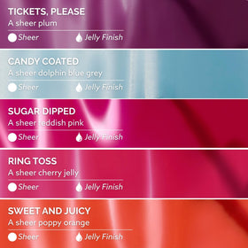 Dazzle Dry Mini Lacquer in Candy Coated sheer dolphin blue grey