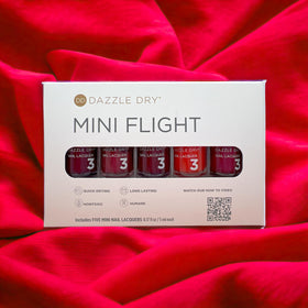 Dazzle Dry Mini Lacquer in classic cherry red