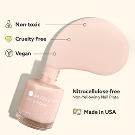Dazzle Dry Nail Lacquer Yoga Mama close-up of brush