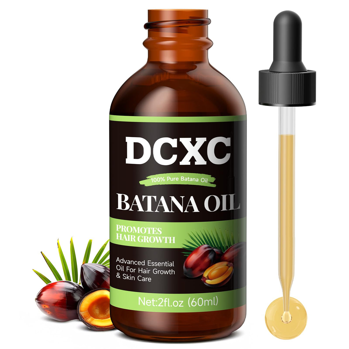 DCXC 100% Pure Batana Oil 2oz front view
