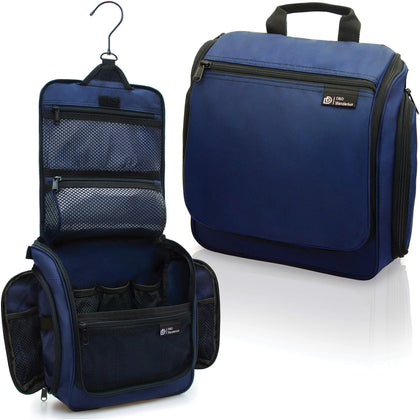 DD D&D Wanderlust Hanging Toiletry Bag front view with compartments