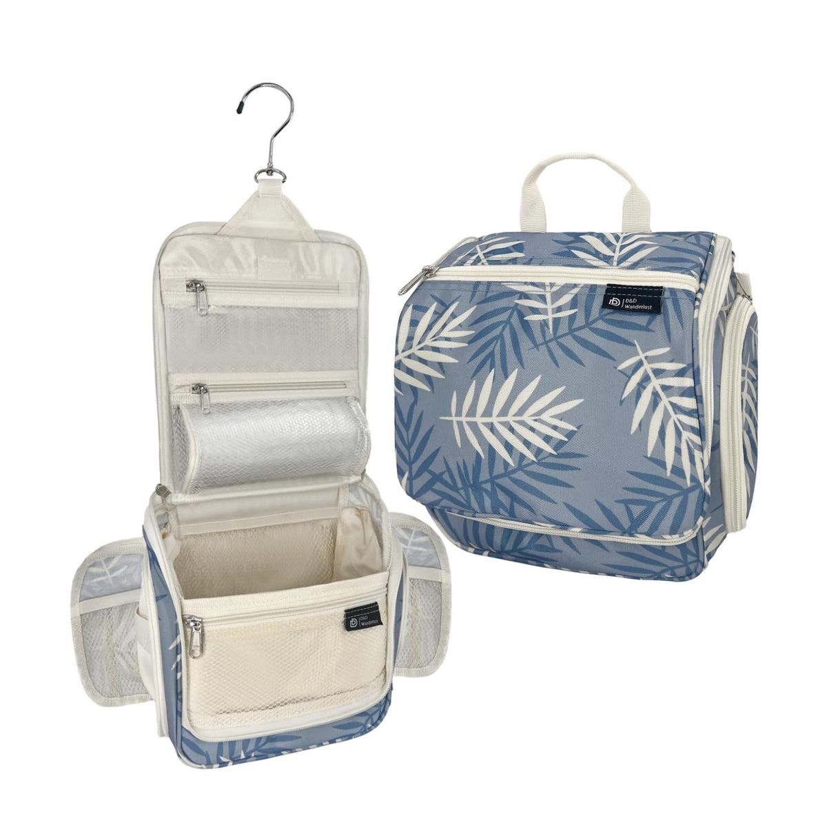 DD D&D Wanderlust Hanging Travel Toiletry Bag front view in black