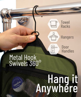 DD D&D Wanderlust Toiletry Bag open view displaying 10 compartments