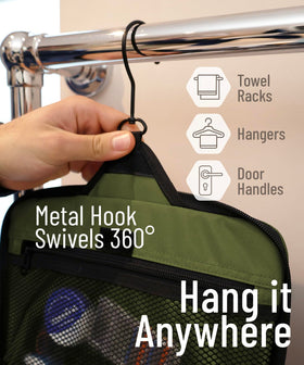 DD D&D Wanderlust Toiletry Bag with YKK zippers close-up