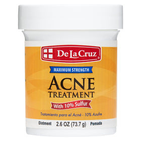 De La Cruz 10% Sulfur Ointment 2.6oz jar front view