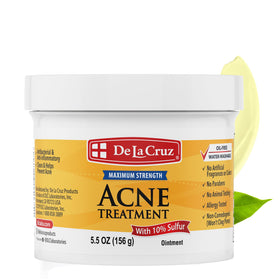 De La Cruz 10% Sulfur Ointment front view 5.5 oz
