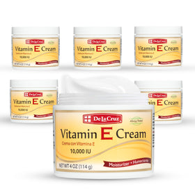De La Cruz Vitamin E Cream Moisturiser front view, 4 OZ
