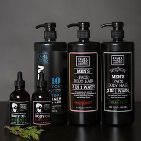 Dead Sea Collection Amber Wood Men’s Body Wash lifestyle scene