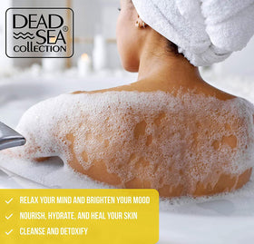 Dead Sea Collection Bubble Bath bottle side view