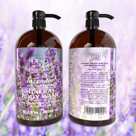 Dead Sea Collection Lavender Body Wash side view