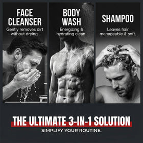 Dead Sea Collection Sandalwood Men’s Body Wash back view