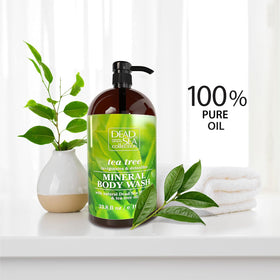 Dead Sea Collection Tea Tree Body Wash with pump dispenser