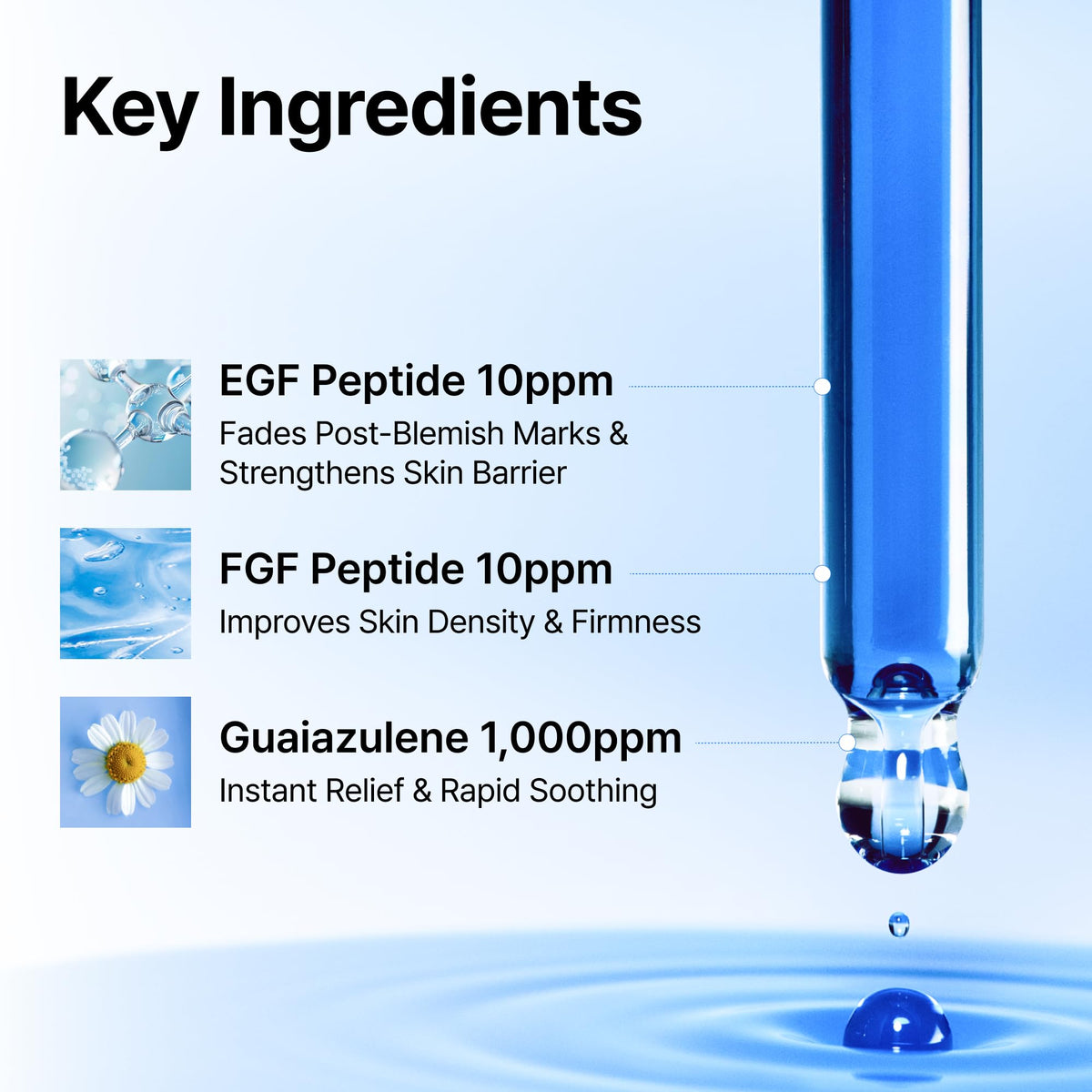 DearKlairs EGF Serum close-up of drop texture