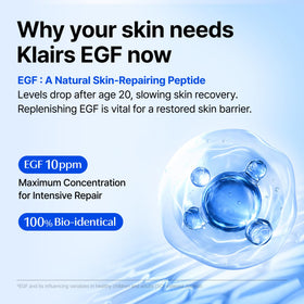 DearKlairs EGF Serum side view showing bottle details