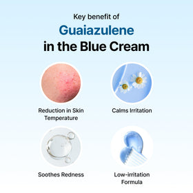 DearKlairs Midnight Blue Calming Cream 0.7 Oz lifestyle scene