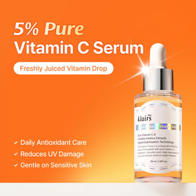 DearKlairs Vitamin C Serum bottle with dropper