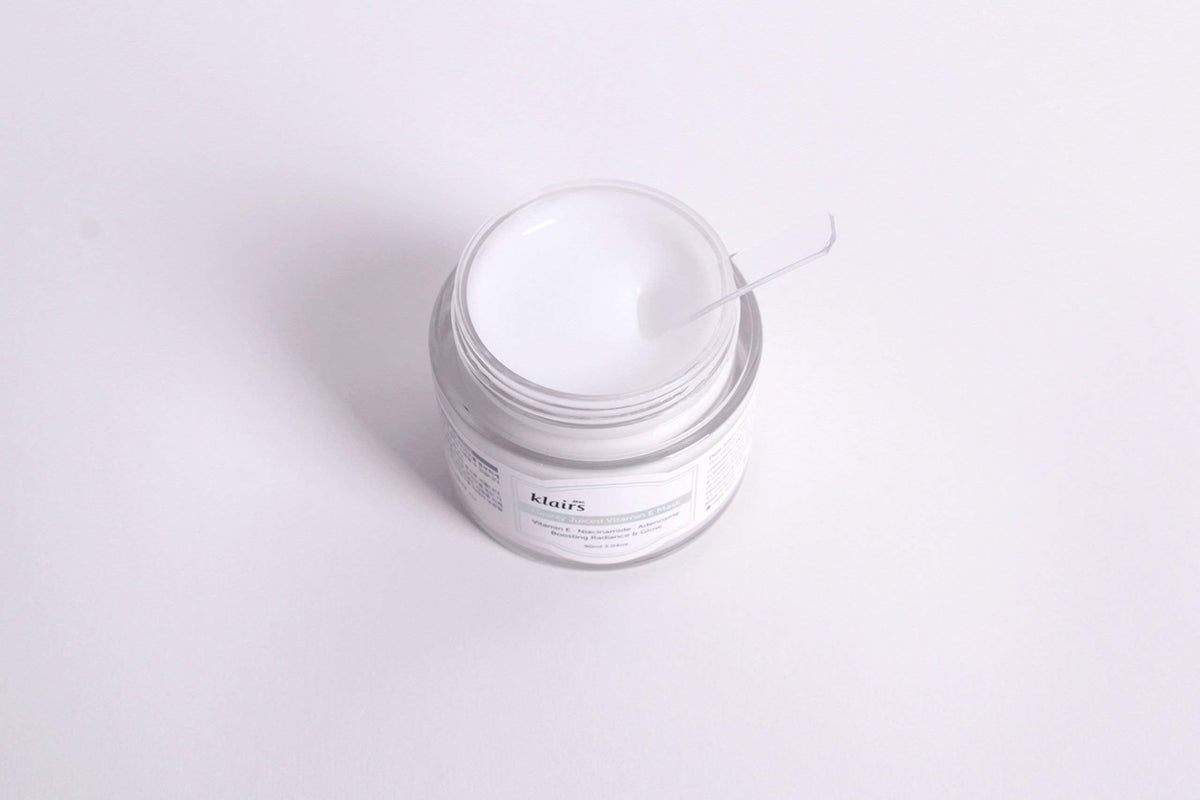 DearKlairs Vitamin E Sleeping Mask packaging side view