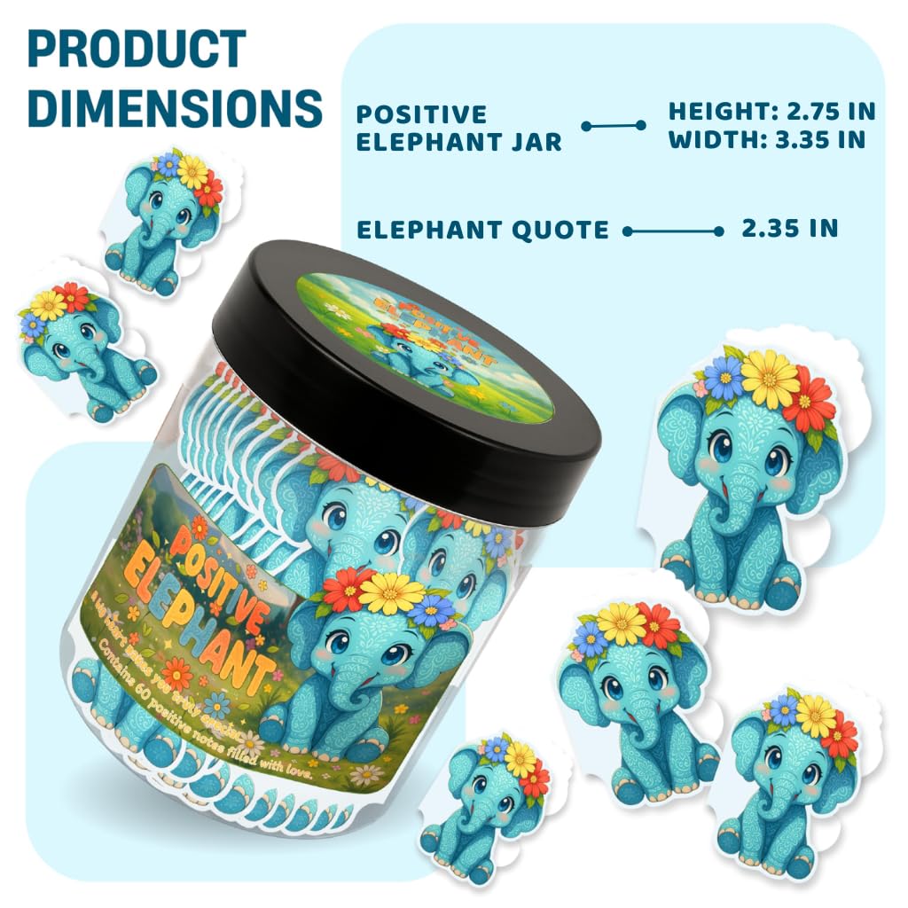 DEARMINE Positive Elephant Jar as a gift option