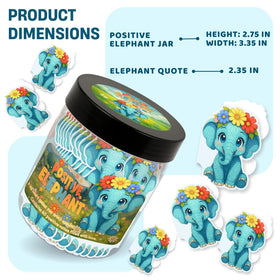 DEARMINE Positive Elephant Jar as a gift option