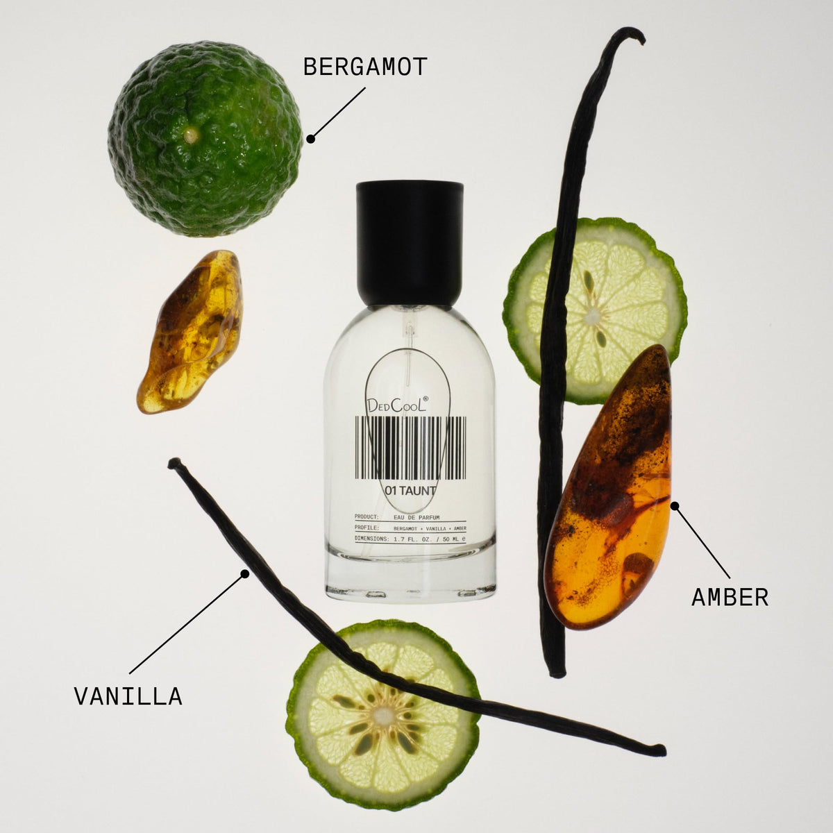 DedCool Eau de Parfum 01 Taunt 15 mL bottle cap close-up